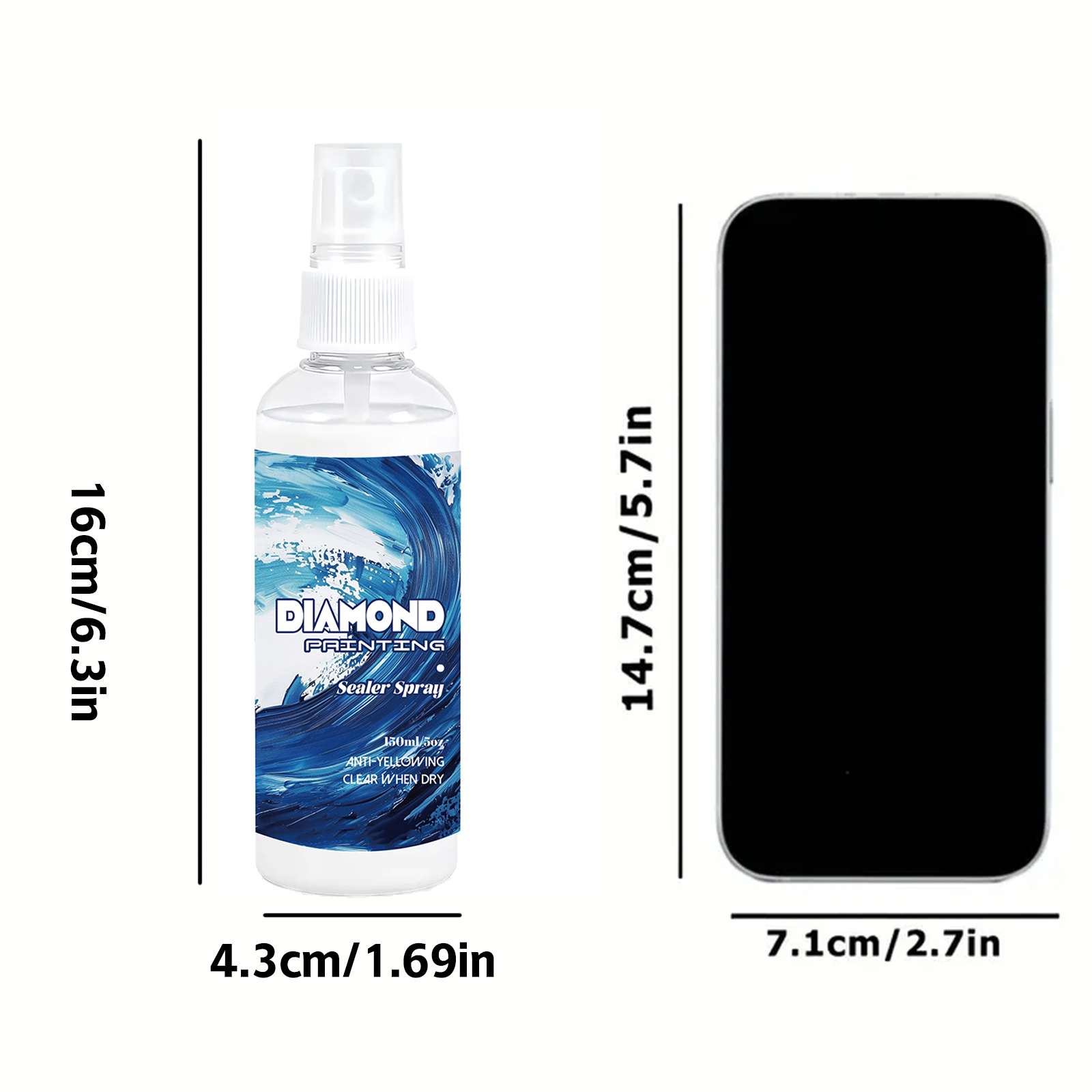 150ml ダイヤモンドペインティングシーラントスプレー ク - Resin Art And Craft のレビューと価格