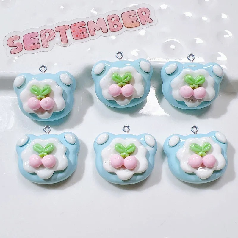10 個シミュレーションかわいいフルーツケーキ樹脂チャームペ - Resin Art Notes のレビューと価格