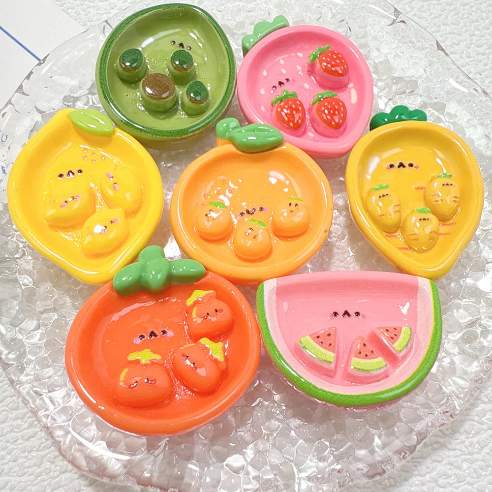 樹脂製のかわいいフルーツプレートミニチュアフラットバックチャ - Resin Art Phone Case のレビューと価格