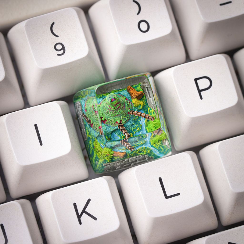 オーガニズムレジンキーキャップ クリエイティブアート キーボ - Resin Art Anime のレビューと価格