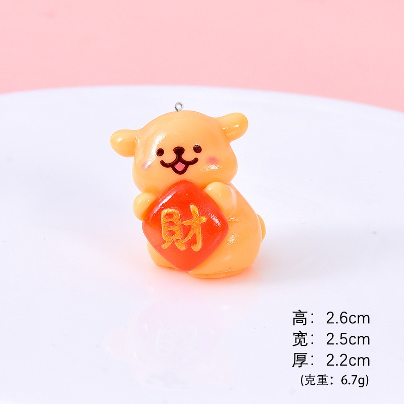 5 個漫画犬樹脂チャーム工芸用品かわいいイヤリングブレスレッ - Resin Art Earrings Material のレビューと価格
