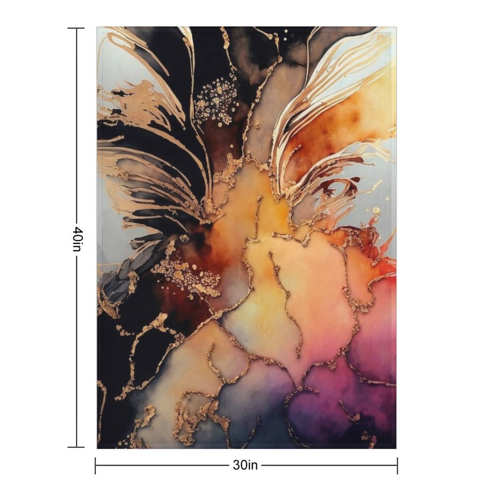 スイートパイナップル - 抽象的なアルコールインク樹脂アート - Resin Art Alcohol Ink のレビューと価格