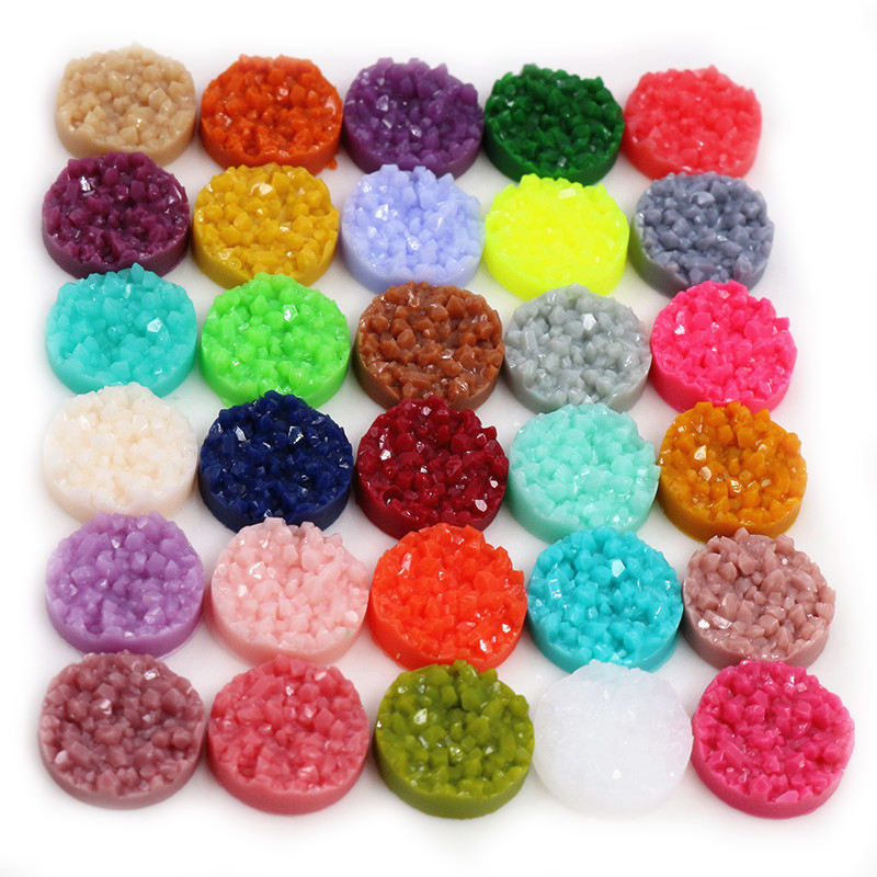 40 個樹脂 Druzy カボションドーム 8/10/12  - Resin Art For Sale のレビューと価格