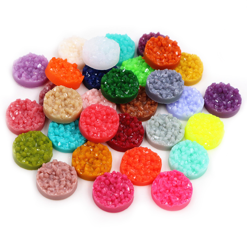 40 個樹脂 Druzy カボションドーム 8/10/12  - Resin Art For Sale のレビューと価格