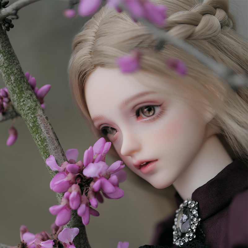 Elina bjd-エレガントなヴィンテージの女性の人形,か - Resin Art Purple のレビューと価格