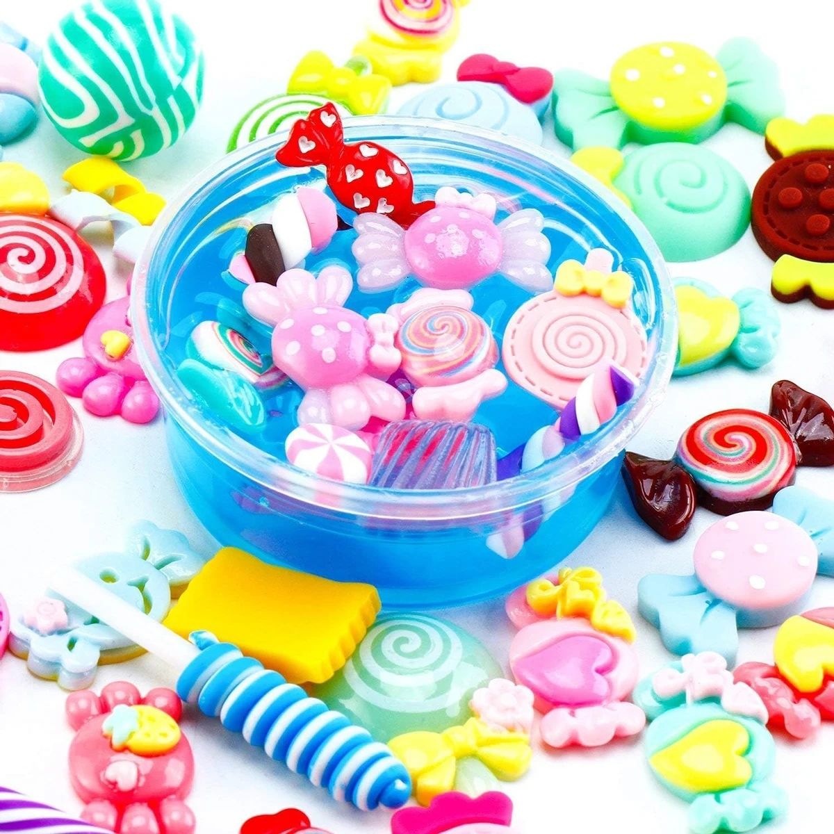 ミックスレジンスイーツフラットバックスライムチャームセット、 - Resin Art And Craft のレビューと価格