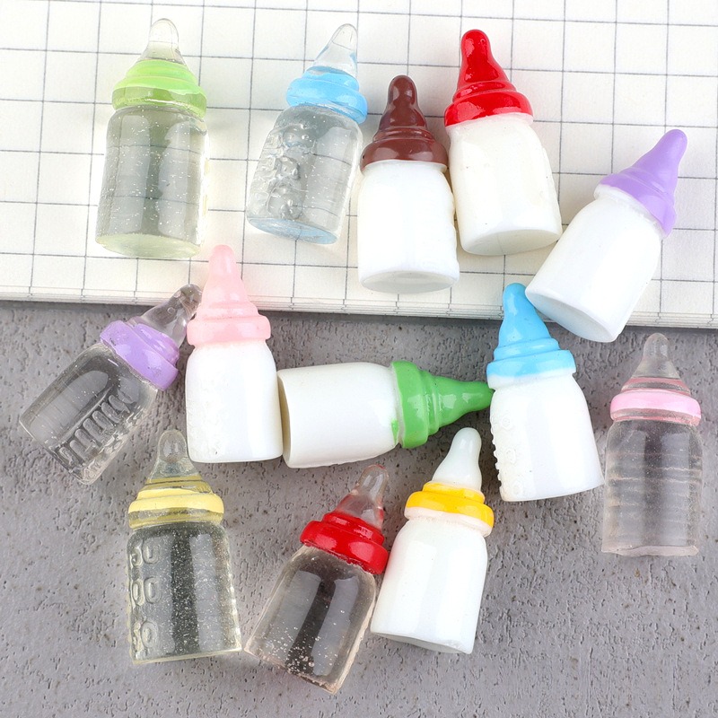 Wffnkc-漫画のシミュレーションボトル、樹脂素材、チャー - Resin Art Earrings Material のレビューと価格