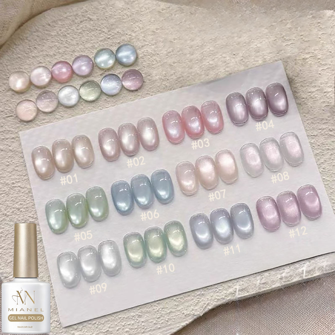 MIANEL 10ML フルーツプラッター キャッツアイジェ - Resin Art Purple のレビューと価格