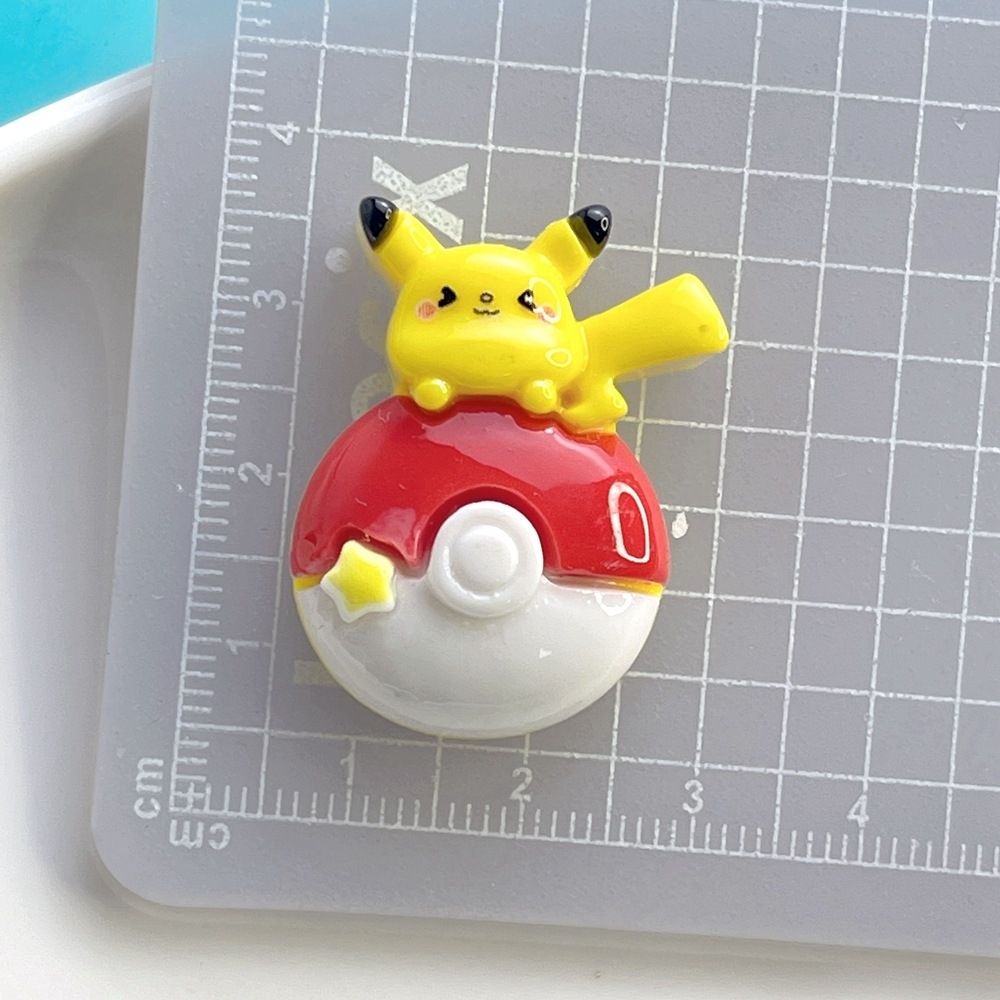 ポケモンの漫画風DIYクラフト材料、レジンアクセサリー、カビ - Resin Art Handmade のレビューと価格