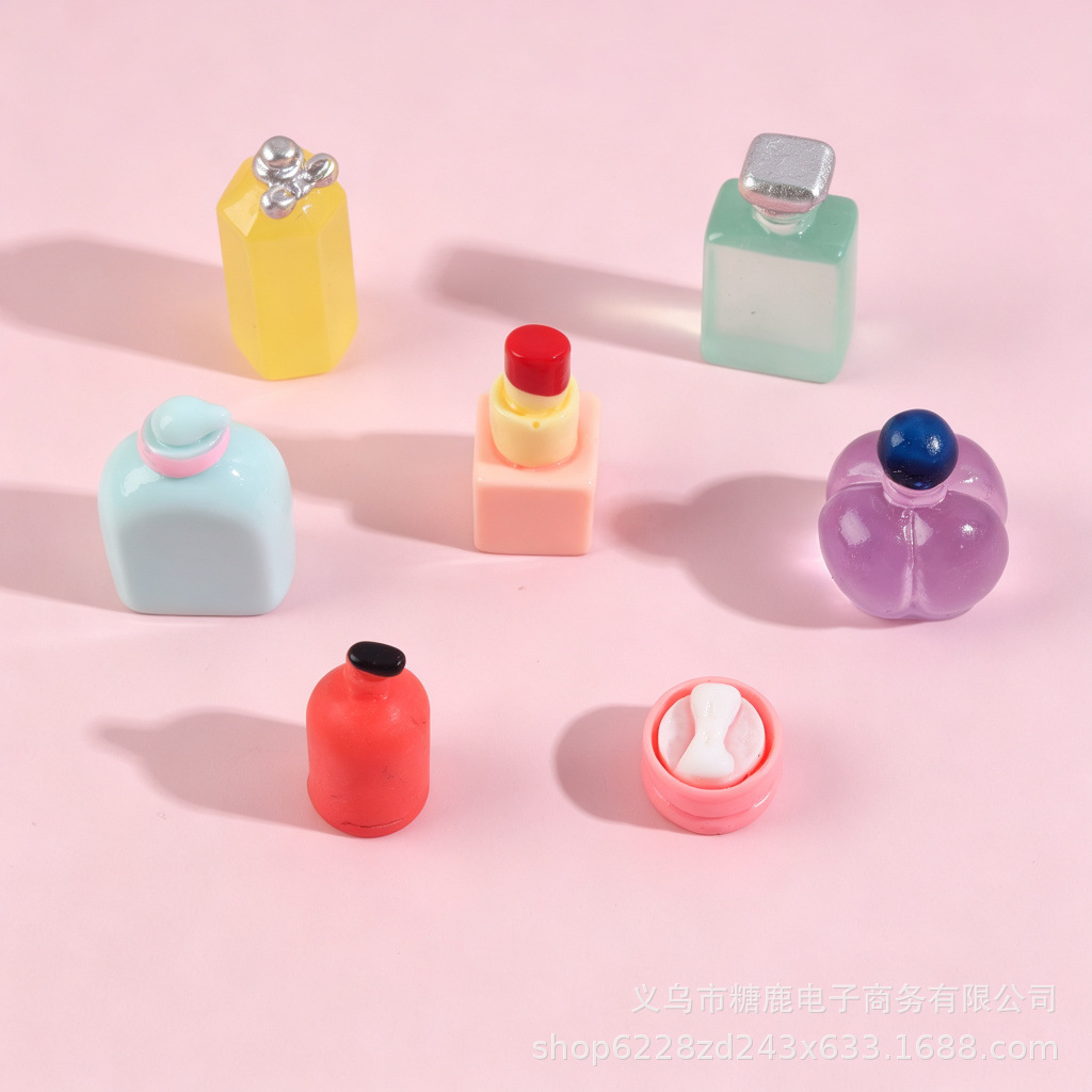 7個入り樹脂製チャーム、化粧品の形をしたDIYアクセサリー、 - Resin Art Phone Case のレビューと価格