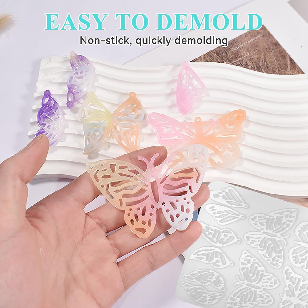 A20I 143個入り レジンイヤリングモールドキット シリ - Resin Art Earrings Kit のレビューと価格