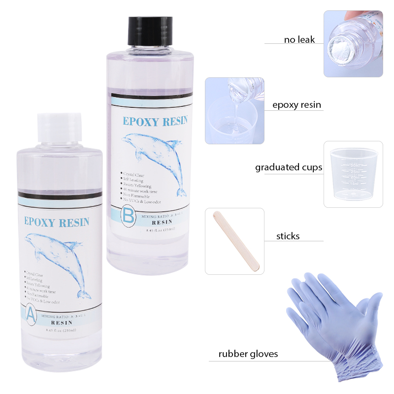 1:1 クリアエポキシ樹脂クリスタルクリアアート樹脂エポキシ - Resin Art Kit For Beginners のレビューと価格