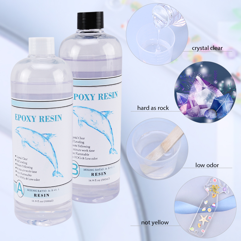 1:1 クリアエポキシ樹脂クリスタルクリアアート樹脂エポキシ - Resin Art Kit For Beginners のレビューと価格