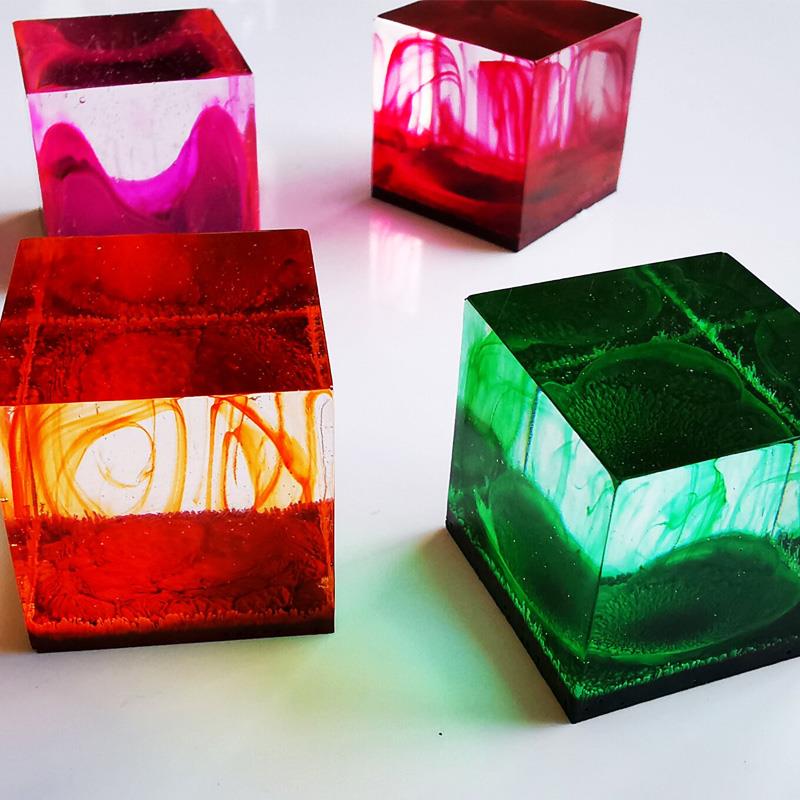 芸術的なUVエポキシ樹脂インク,アルコール樹脂顔料,液体着色 - Resin Art Alcohol Ink のレビューと価格