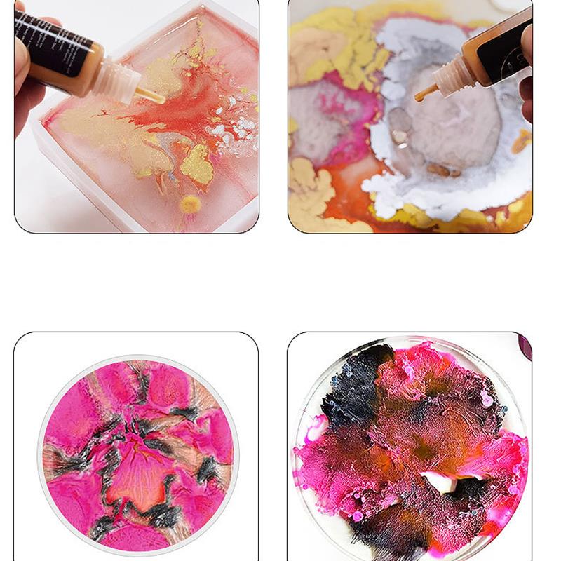 液体用エポキシ樹脂,10ml,インク,エポキシ樹脂,日曜大工 - Resin Art Alcohol Ink のレビューと価格