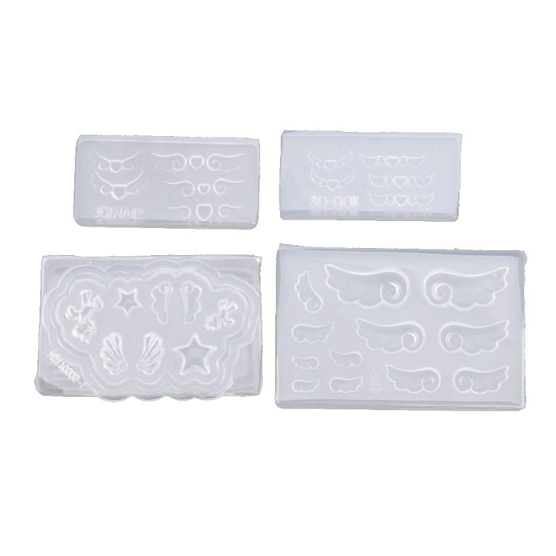 DIY ネイルアートデコレーション用品ネイルアートテンプレー - Resin Art Earrings Material のレビューと価格