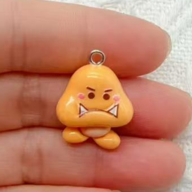 10個入り樹脂製漫画ペンダント、DIYジュエリー製作イヤリン - Resin Art For Sale のレビューと価格