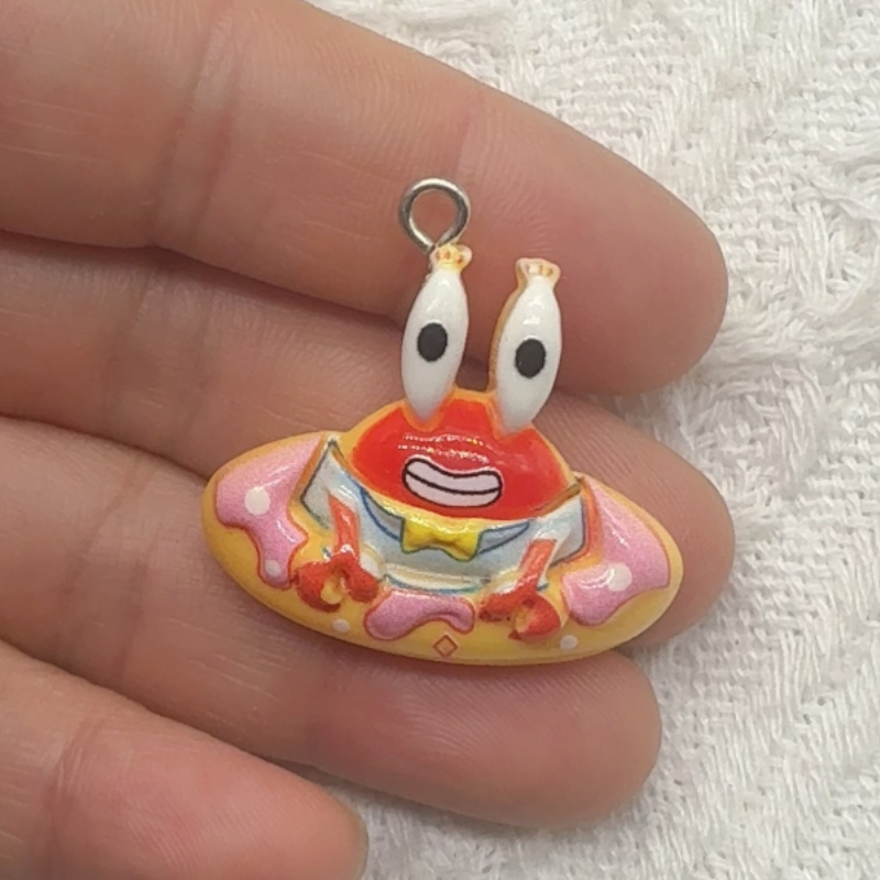 10個入り漫画風樹脂ペンダント、DIYジュエリー製作イヤリン - Resin Art For Sale のレビューと価格
