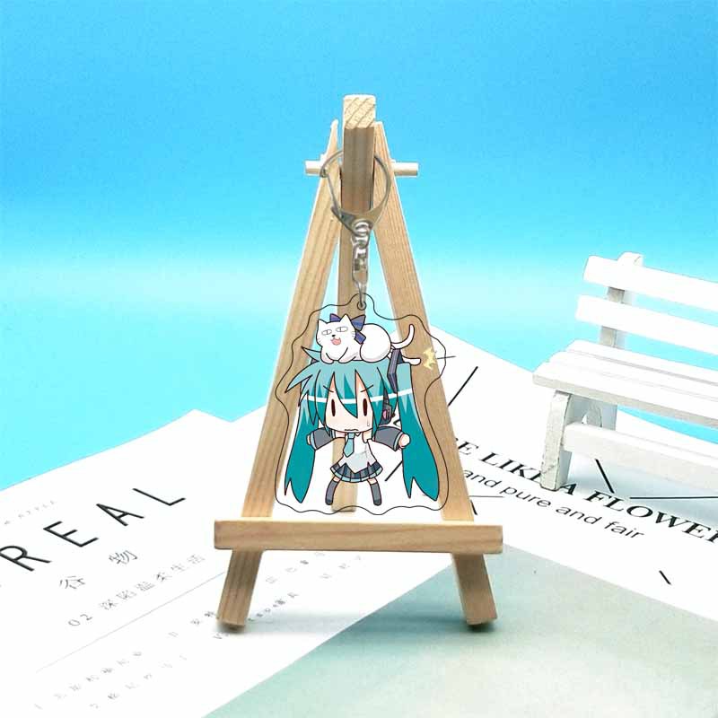 初音ミクアニメアクリルかわいいフィギュアバッグチャームキーリ - Resin Art Anime のレビューと価格