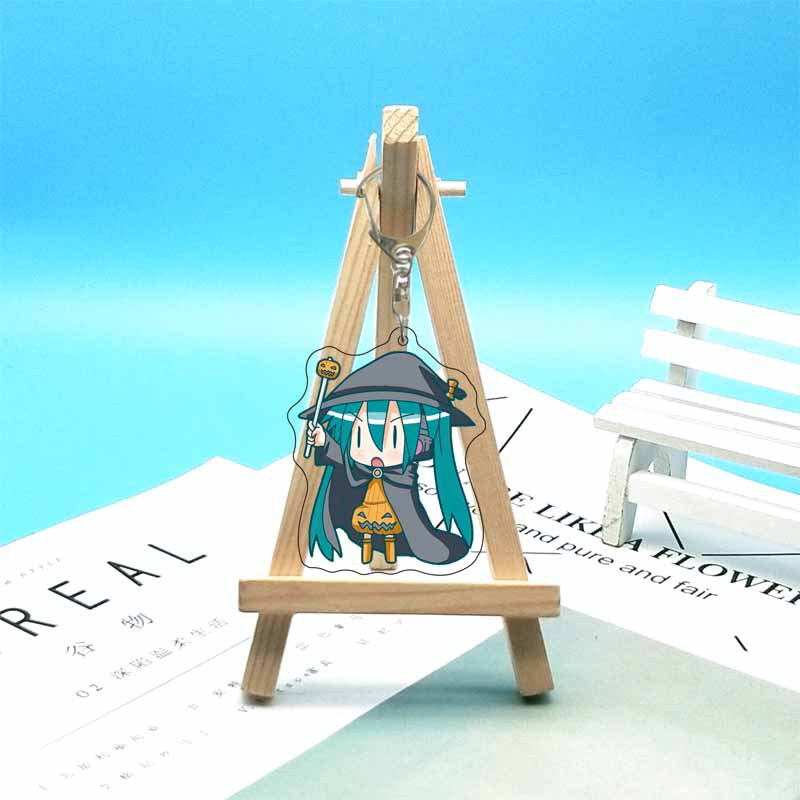 初音ミクアニメアクリルかわいいフィギュアバッグチャームキーリ - Resin Art Anime のレビューと価格