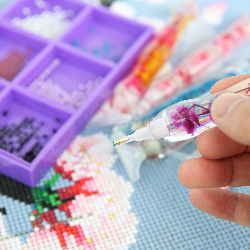 1セットフラワーデザイン樹脂製5Dダイヤモンドペインティング - Resin Art And Craft のレビューと価格